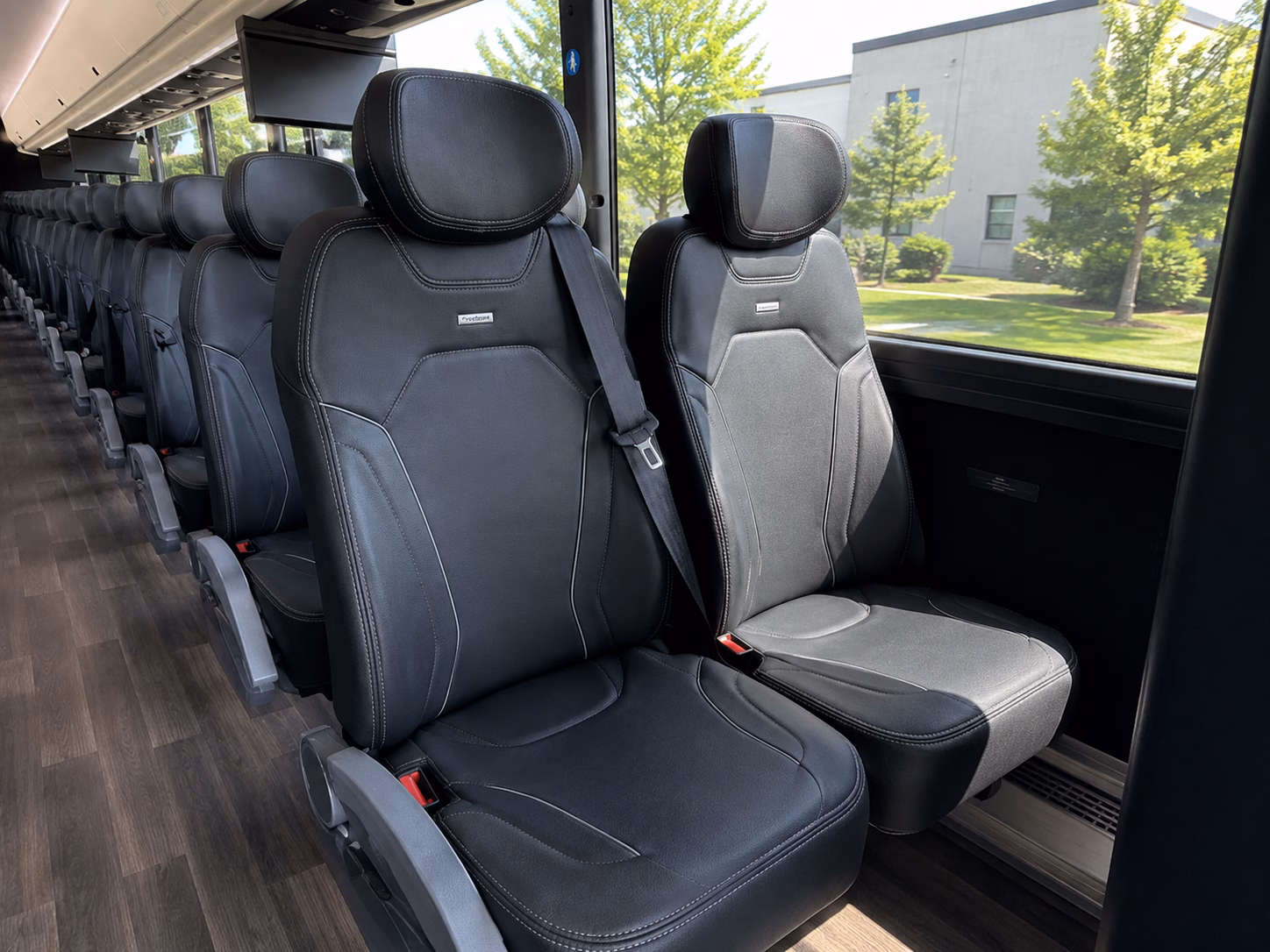 downey charter bus interior gallery