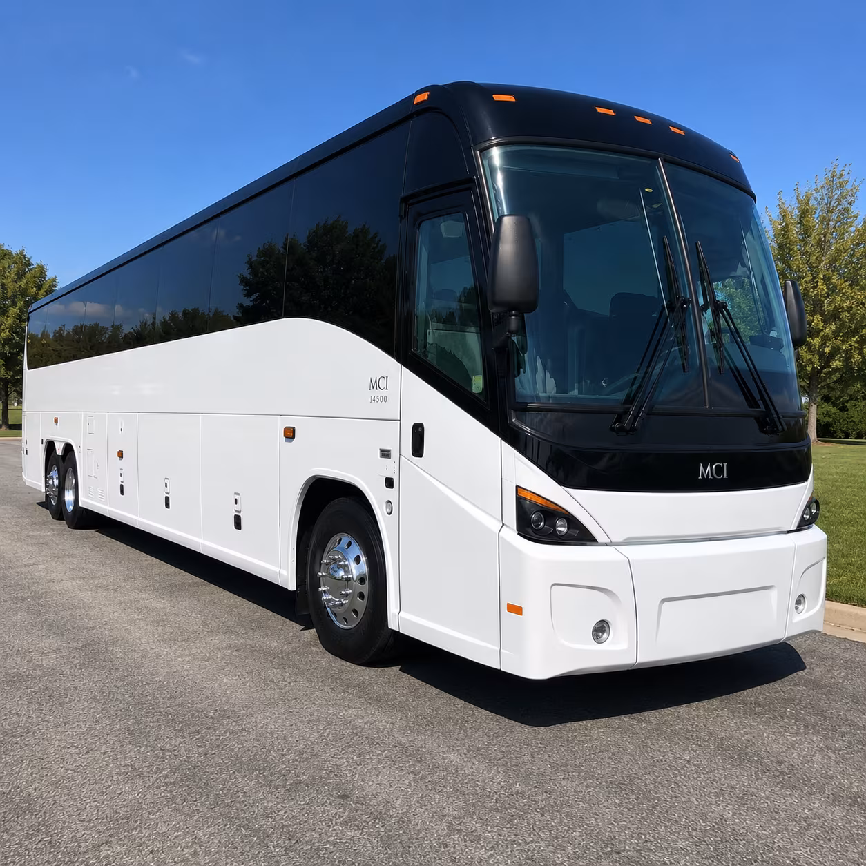 glendale charter bus rental exterior
