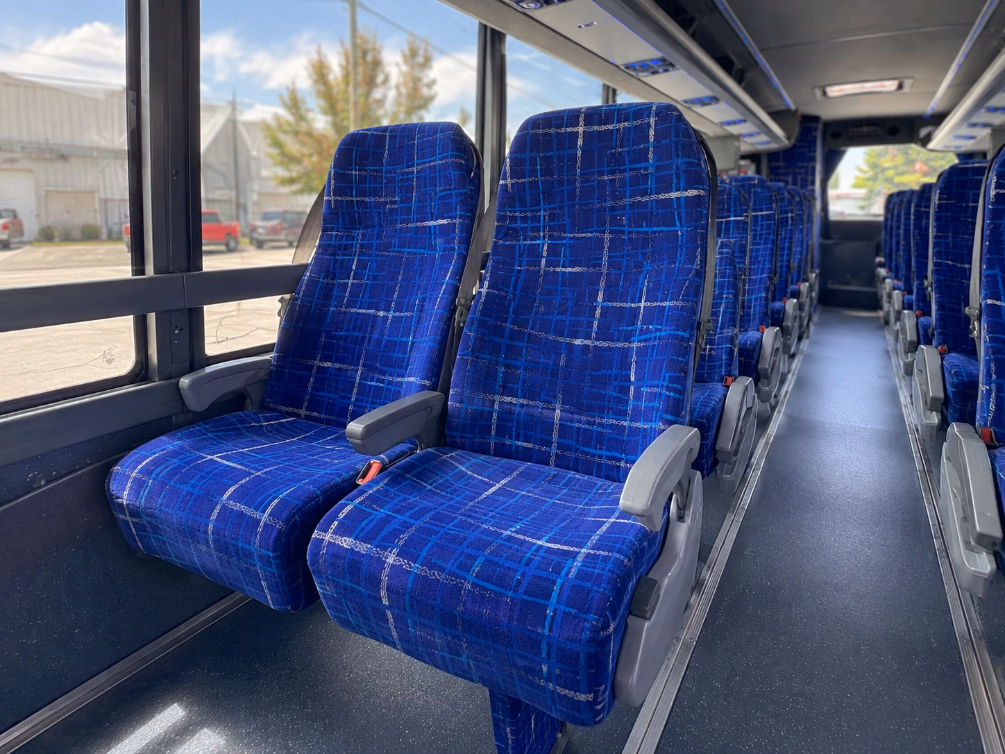 head to exposition park with the whole class on one bus
