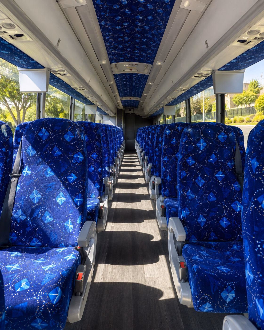 huntington park charter bus inside