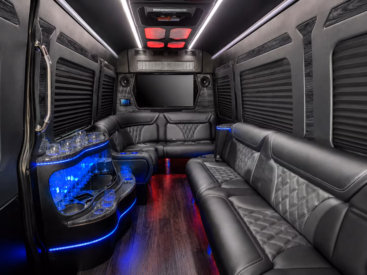 huntington park prom transportation onboard seating