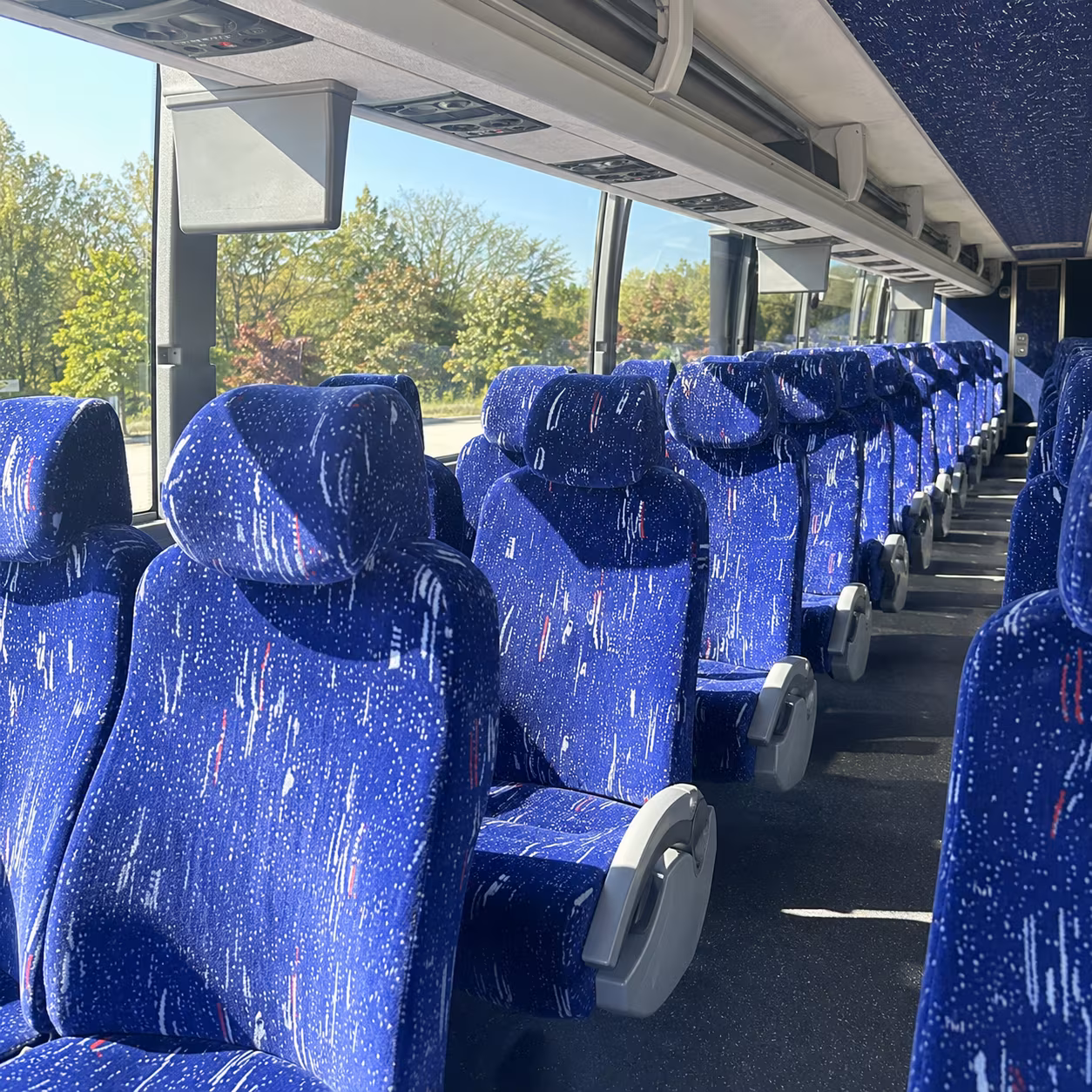 lynwood charter bus rental interior