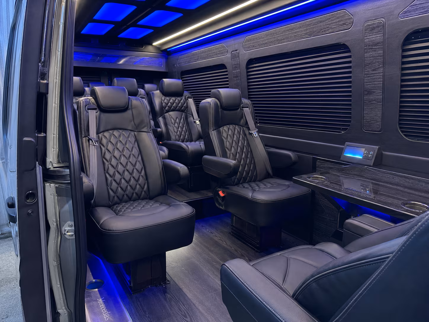 sprinter van transportation for groups and events across huntington park
