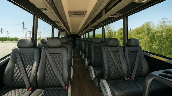 huntington park 15 passenger minibus inside