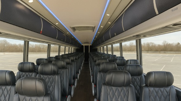 huntington park 54 passenger charter bus rental