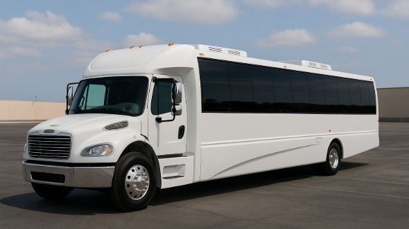 Exterior of Charter Bus Company Huntington Park's Party Bus in Huntington Park